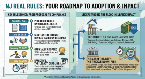 NJ REAL RULES For Flood Insurance Impact in New Jersey